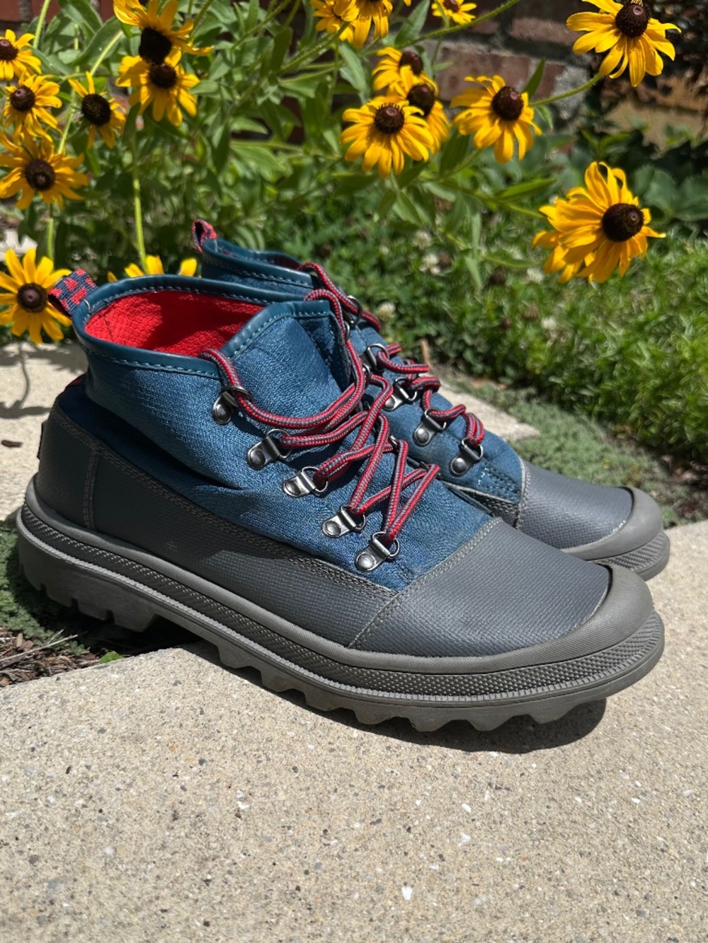 Toms Ankle Work Boots, Hiking Boots, Two Tone, Colorful